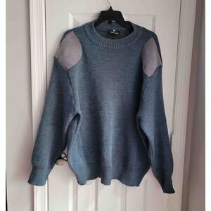 Ireland Men Wool Elbow Patches Sweater XL